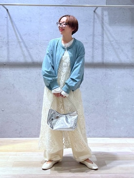 「アイテム（ワンピース/ドレス）」を使った、miiisanさん（レディース・150cm・30代）の春コーディネート