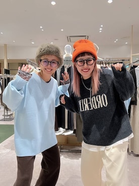 「アイテム（チョーカー）」を使った、miiisanさん（レディース・150cm）の冬コーディネート