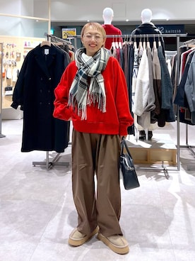 「LEPSIM（レプシィム）のアイテム」を使った、miiisanさん（レディース・150cm）の秋コーディネート