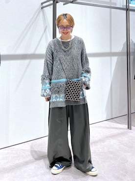 「アイテム（ママ＆ベビー）」を使った、miiisanさん（レディース・150cm）の秋コーディネート