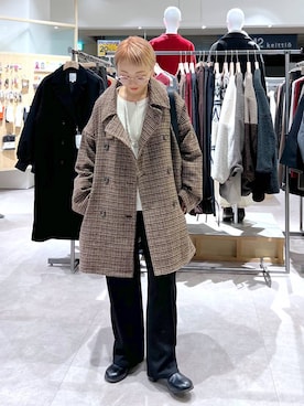 「アイテム（その他アウター）」を使った、miiisanさん（レディース・150cm・30代）の秋コーディネート