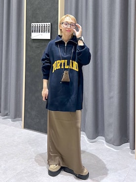 「アイテム（ママ＆ベビー）」を使った、miiisanさん（レディース・150cm）の秋コーディネート