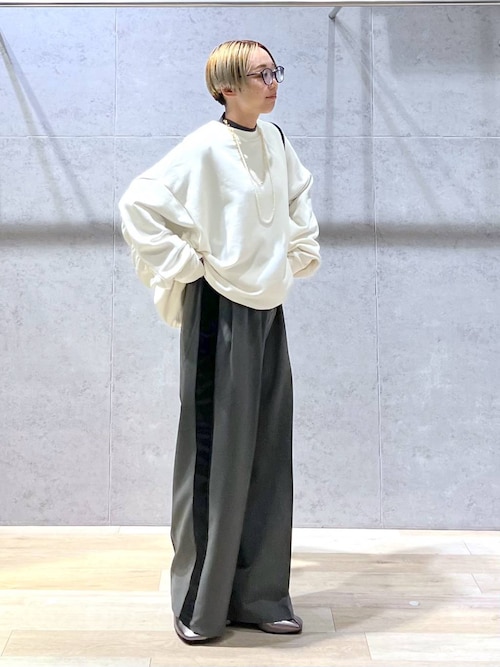 セール】ギャザーワイドチュニック 145163（スウェット）｜LEPSIM