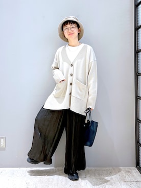 「スカーチョ」｜「アイテム（ブーツ）」を使った、miiisanさん（レディース・150cm）の冬コーディネート