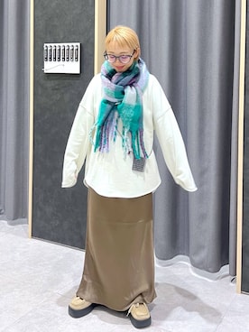 「アイテム（その他トップス）」を使った、miiisanさん（レディース・150cm・30代）の秋コーディネート