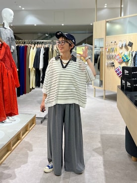「アイテム（帽子）」を使った、miiisanさん（レディース・150cm）の春コーディネート