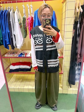 「アイテム（ベスト）」を使った、miiisanさん（レディース・150cm・30代）の秋コーディネート