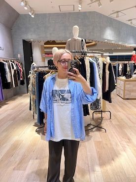 「LEPSIM（レプシィム）のアイテム」を使った、miiisanさん（レディース・150cm）の夏コーディネート