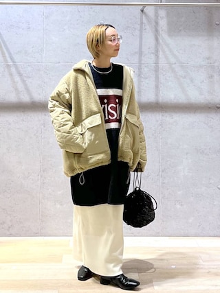 【新品】LEPSIMスタンドボアキルトジャケット アイボリー LEPSIM｜スタンドボアキルトジャケット | Rakuten Fashion(楽天
