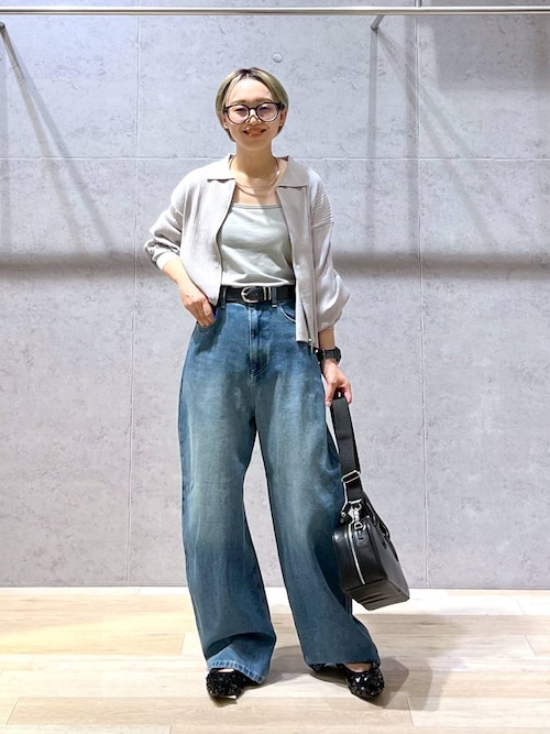 セール】12ゲージリブZIPカーディガン 133278（カーディガン/ボレロ