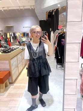 「LEPSIM（レプシィム）のアイテム」を使った、miiisanさん（レディース・150cm）の夏コーディネート