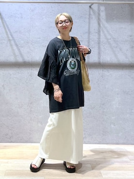 「アイテム（ネックレス）」を使った、miiisanさん（レディース・150cm・30代）の夏コーディネート