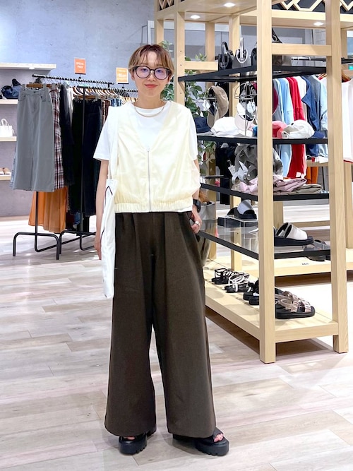 セール】スラックスギャザーワイドパンツ 242669（その他パンツ