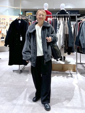 「アイテム（ブルゾン）」を使った、miiisanさん（レディース・150cm・30代）の秋コーディネート