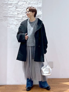 「アイテム（ワンピース/ドレス）」を使った、miiisanさん（レディース・150cm・30代）の冬コーディネート