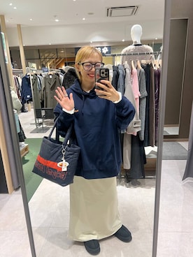 「アイテム（キーホルダー）」を使った、miiisanさん（レディース・150cm）の秋コーディネート