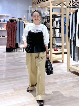 「アイテム（アクセサリー）」を使った、miiisanさん（レディース・150cm・30代）の秋コーディネート