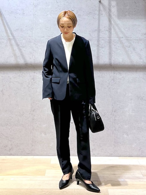 LEPSIM Wクロスストレッチセットアップ M ネイビー卒業式入学式