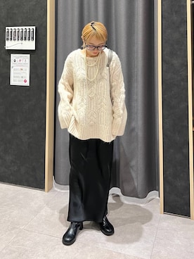 「リラックス」｜miiisanさん（レディース・150cm）の冬コーディネート