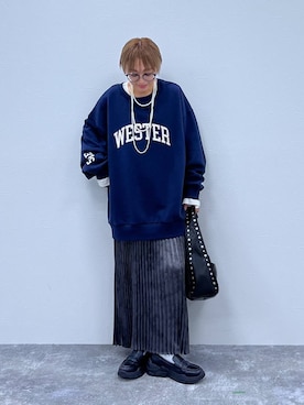 「アイテム（スカート）」を使った、miiisanさん（レディース・150cm・30代）の秋コーディネート