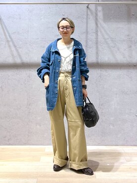 「アイテム（その他トップス、シルバー系）」を使った、miiisanさん（レディース・150cm）の秋コーディネート