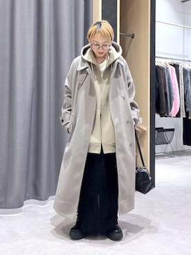 「アイテム（パーカー）」を使った、miiisanさん（レディース・150cm・30代）の冬コーディネート