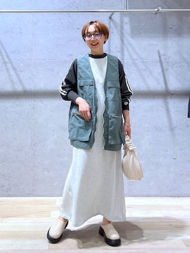 「アイテム（ワンピース/ドレス）」を使った、miiisanさん（レディース・150cm・30代）の春コーディネート