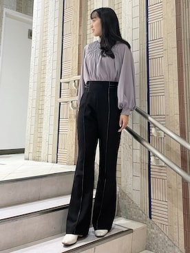 「ステッチ」｜LADYMADE Stylingさん（レディース・160cm）の秋コーディネート