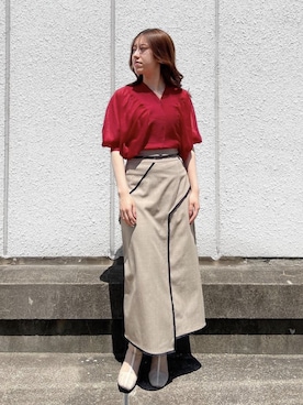 「LADYMADE（レディメイド）のアイテム（トップス）」を使った、LADYMADE Stylingさん（レディース・160cm）の春コーディネート