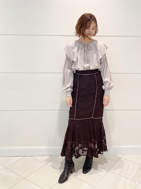 「ladymade」｜LADYMADE Stylingさん（レディース・160cm）の秋コーディネート