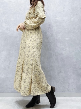 「春ワンピ」｜LADYMADE Stylingさん（レディース・160cm）の冬コーディネート