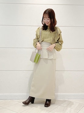 「LADYMADE（レディメイド）のアイテム（トップス）」を使った、LADYMADE Stylingさん（レディース・160cm）の秋コーディネート