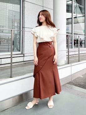 「LADYMADE（レディメイド）のアイテム（トップス）」を使った、LADYMADE Stylingさん（レディース・160cm）の夏コーディネート