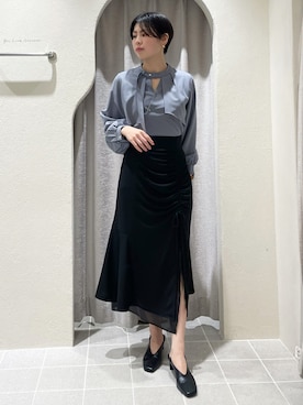 「カッティング」｜LADYMADE Stylingさん（レディース・160cm）の冬コーディネート
