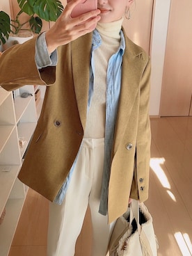 LADYMADE テーラードジャケット ドライストレッチオープンスリーブ LADYMADE（レディメイド）の「ドライストレッチオープンスリーブ