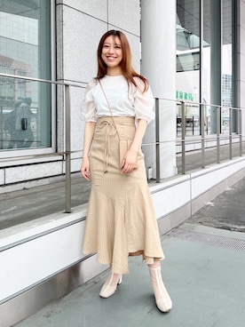 「LADYMADE（レディメイド）のアイテム」を使った、LADYMADE Stylingさん（レディース・160cm）の春コーディネート