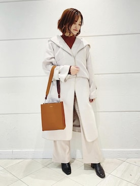 「ロングジレ」｜LADYMADE Stylingさん（レディース・160cm）の秋コーディネート
