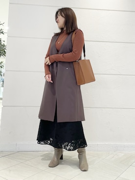 LADYMADE Stylingさん(レディース・160cm)の冬コーディネート