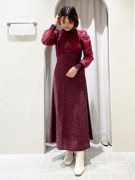 「ladymade」｜LADYMADE Stylingさん（レディース・160cm）の冬コーディネート