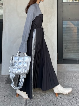 「ドッキングワンピ」｜LADYMADE Stylingさん（レディース・159cm）の夏コーディネート