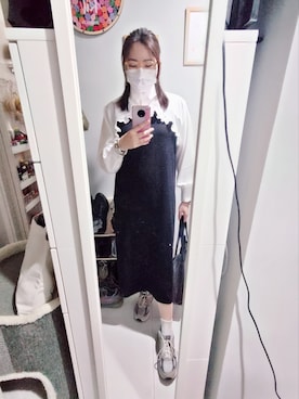 「jouetie（ジュエティ）のアイテム（ポンチョ）」を使った、Yukariveraさん（レディース・164cm）の秋コーディネート