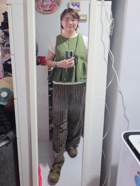 「COACH（コーチ）のアイテム」を使った、Yukariveraさん（レディース・165cm）の夏コーディネート