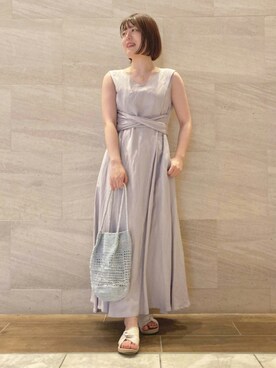 ワンピース ドレスを使った ラベンダー の人気ファッションコーディネート Wear ワンピース ドレスを使った ラベンダー の人気ファッションコーディネート Wear