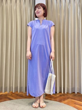 ワンピース ドレスを使った ラベンダー の人気ファッションコーディネート Wear
