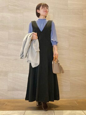 ワンピースを使った ショートボブ の人気ファッションコーディネート ユーザー ショップスタッフ Wear