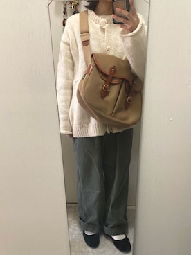 「新星WEARISTAにエントリー」｜「アイテム（バレエシューズ）」を使った、uさん（レディース・153cm）の冬コーディネート
