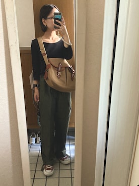 uさん（レディース・153cm）の秋コーディネート