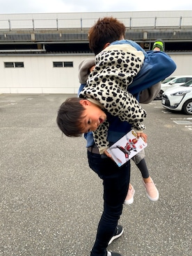 「アイテム（スニーカー）」を使った、TOKKINCOさん（キッズ・110cm）の冬コーディネート