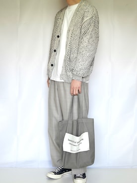 「yoke」｜「アイテム（その他）」を使った、neokino_yatuさん（メンズ・176cm）の冬コーディネート