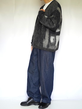 「yoke」｜「アイテム（その他）」を使った、neokino_yatuさん（メンズ・176cm）の冬コーディネート